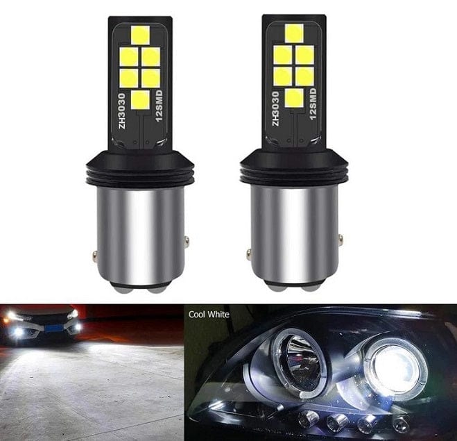 Local Kiwi Deals 12V 1157 Led Lights Bulbs White 2Pcs