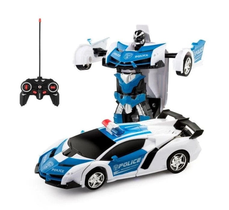 Local Kiwi Deals 2-in-1 Remote Control Transforming Car (Blue)