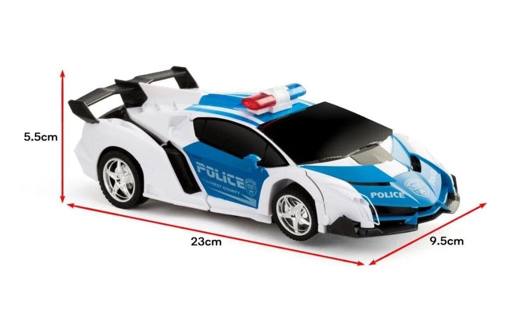Local Kiwi Deals 2-in-1 Remote Control Transforming Car (Blue)