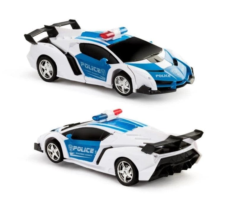 Local Kiwi Deals 2-in-1 Remote Control Transforming Car (Blue)