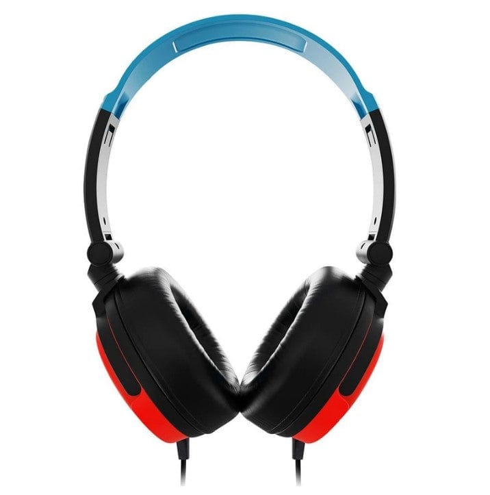 Local Kiwi Deals 4Gamers C6-50 Wired Gaming Headset (Neon Blue & Red)