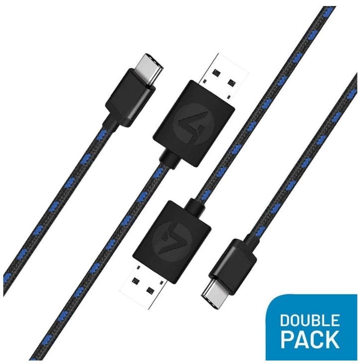 Local Kiwi Deals 4Gamers PS5 Play & Charge Cable Twin Pack (3m)