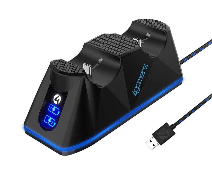 Local Kiwi Deals 4Gamers PS5 SP-C100V Twin Charging Dock (Black)