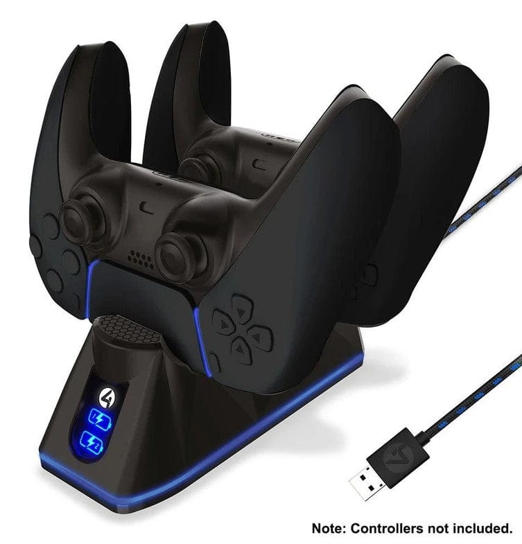 Local Kiwi Deals 4Gamers PS5 SP-C100V Twin Charging Dock (Black)
