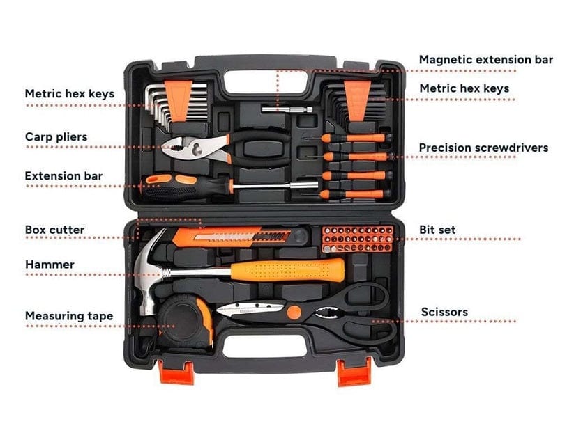 Local Kiwi Deals 57 Piece Portable Household Tool Kit