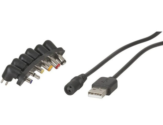 Local Kiwi Deals 6 Plug DC to USB Cable Kit PP1985