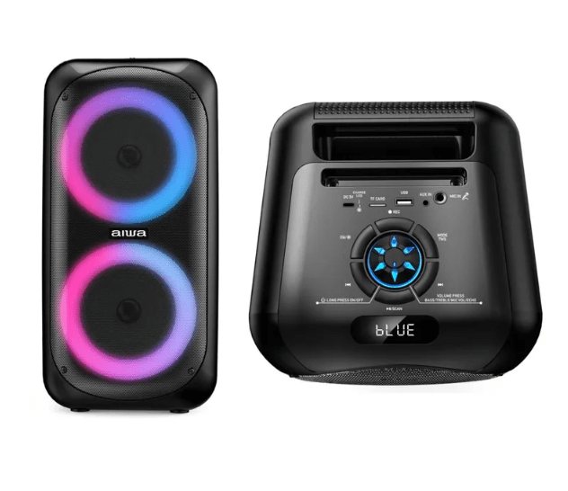 Local Kiwi Deals AIWA Bluetooth Party Speaker with Karaoke 60W Rechargeable - XC5254