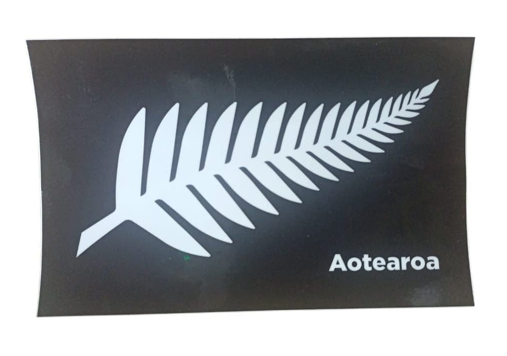 Local Kiwi Deals Aotearoa Silver Fern Vinyl Car Sticker