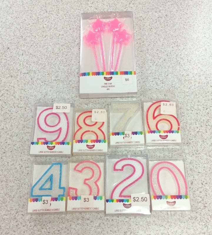 Local Kiwi Deals BULK BUY - 55Pcs - Birthday Candles Assorted