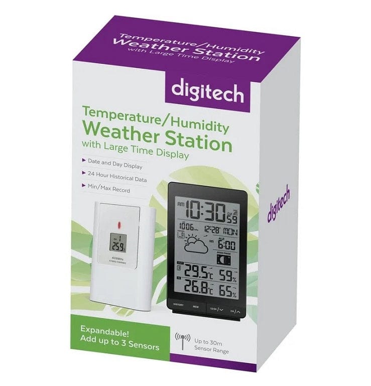 Local Kiwi Deals Digitech Temperature/Humidity Weather Station XC0412