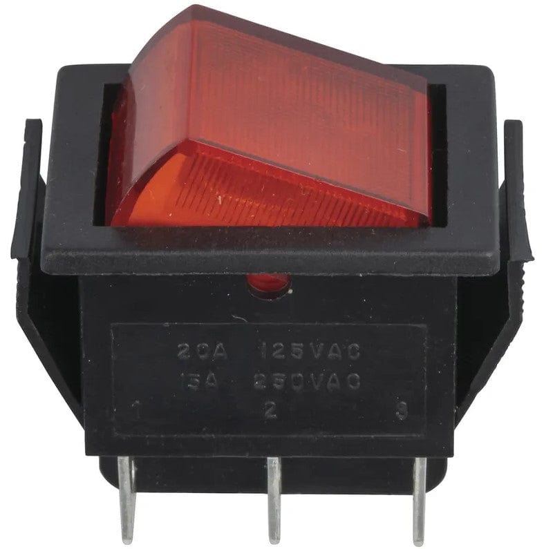 Local Kiwi Deals DPDT Illuminated Rocker - Large Red SK0982
