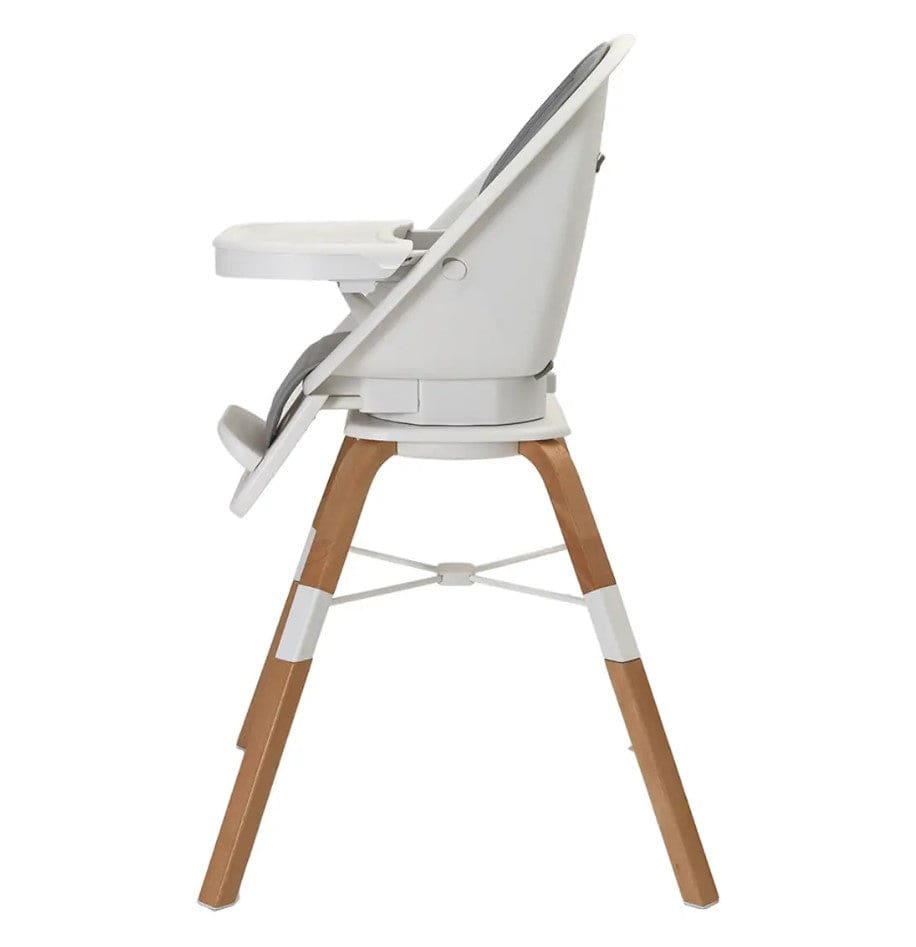 Local Kiwi Deals Edinburgh 3-in-1 360° Highchair White/grey/wooden - 4019073 (DEMO UNIT)
