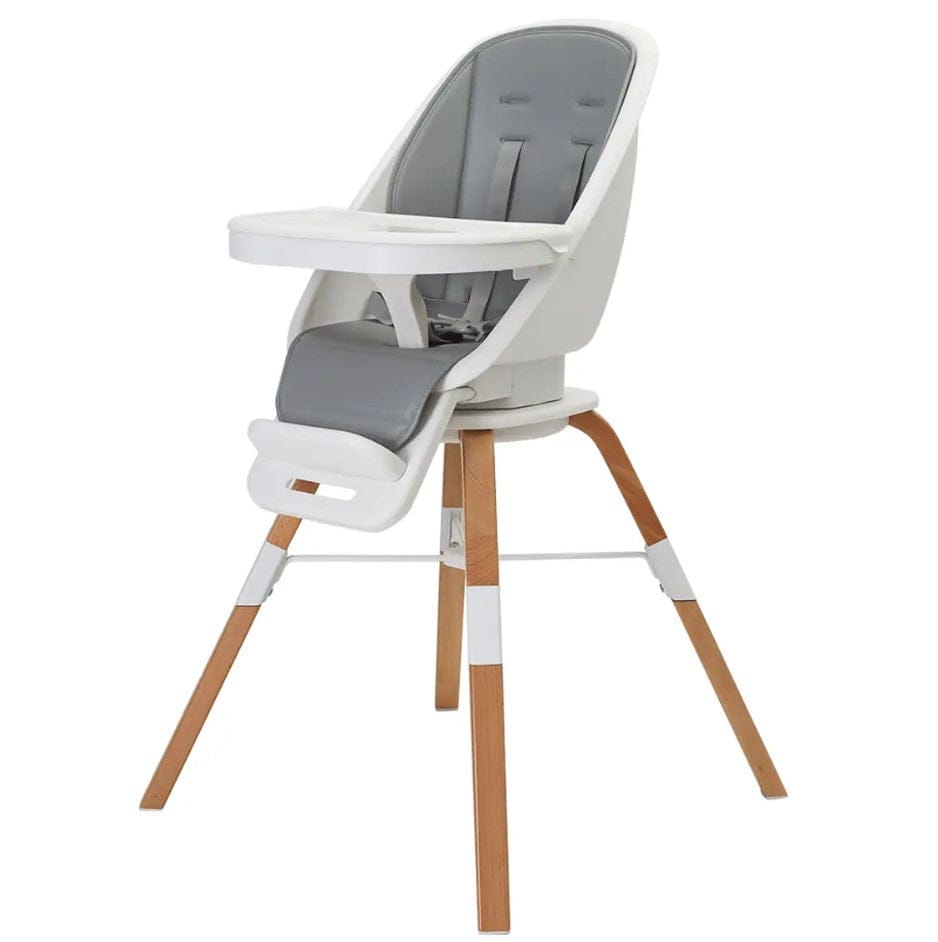 Local Kiwi Deals Edinburgh 3-in-1 360° Highchair White/grey/wooden - 4019073 (DEMO UNIT)