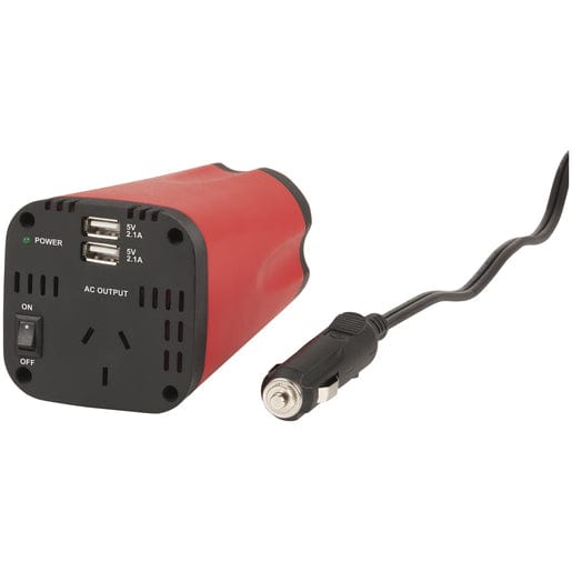 Local Kiwi Deals Electronics 150W Cup-Holder Inverter with Dual USB Charging