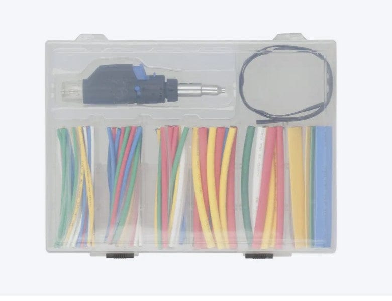 Local Kiwi Deals Electronics 161 Piece Heatshrink Pack with Gas Powered Heat Blower