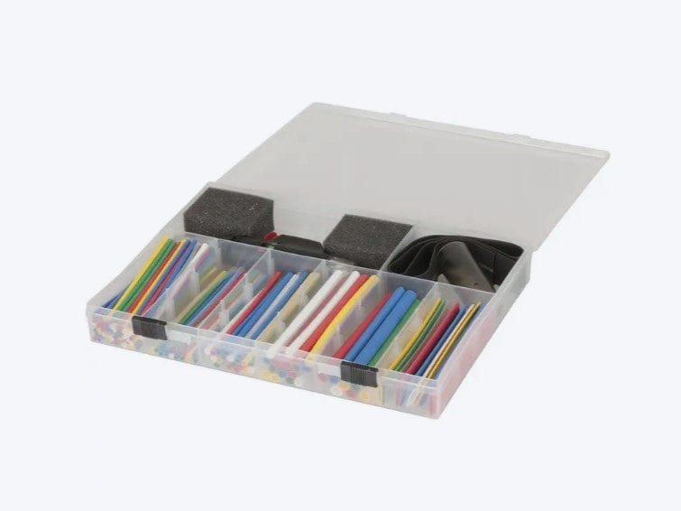 Local Kiwi Deals Electronics 161 Piece Heatshrink Pack with Gas Powered Heat Blower