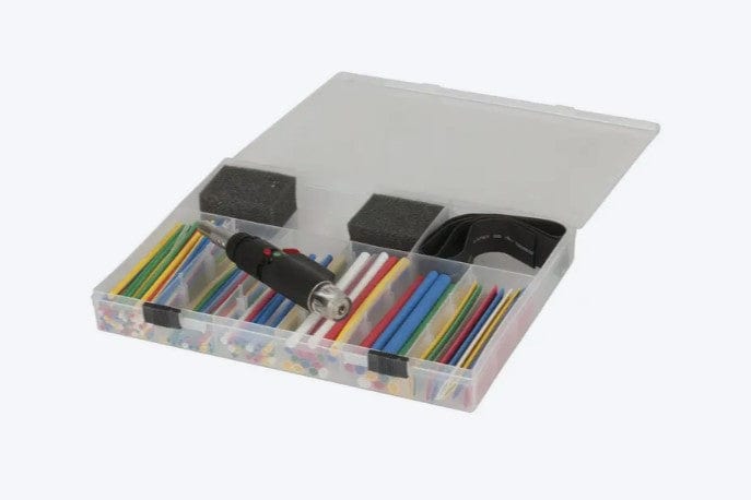 Local Kiwi Deals Electronics 161 Piece Heatshrink Pack with Gas Powered Heat Blower