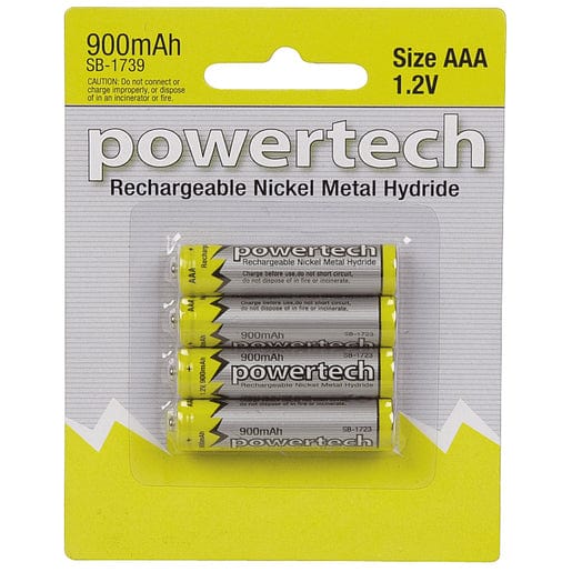 Local Kiwi Deals Electronics POWERTECH 1.2V AAA 900mAh Ni-MH - 4 Pack