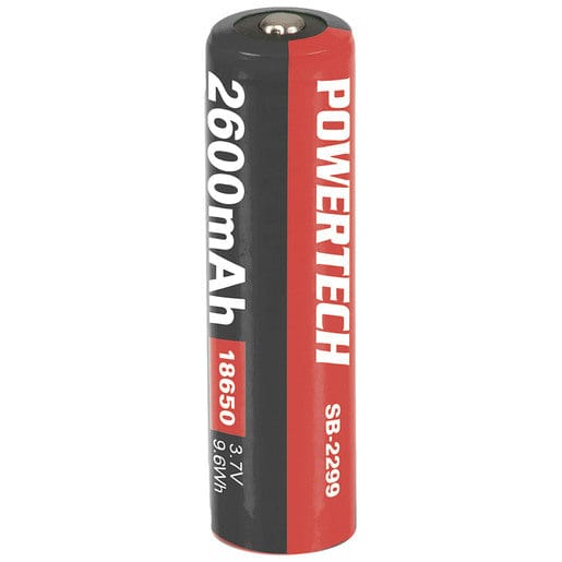Local Kiwi Deals Electronics POWERTECH 18650 2600mAh Li-ion Protected Battery