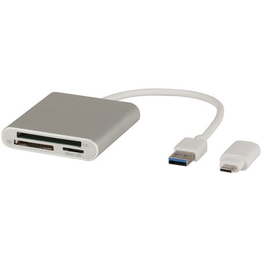 Local Kiwi Deals Electronics USB 3.0 Multi Card Reader with Type-C Adaptor
