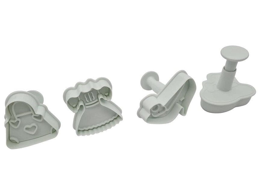 Local Kiwi Deals Fondant Plunger Cutter Set 4 Piece