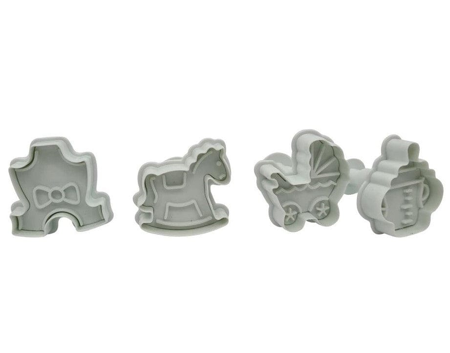Local Kiwi Deals Fondant Plunger Cutter Set 4 Piece