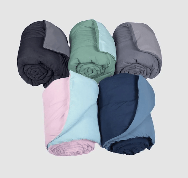 Local Kiwi Deals Galaxy Plain Dyed Reversible Comforter Assorted