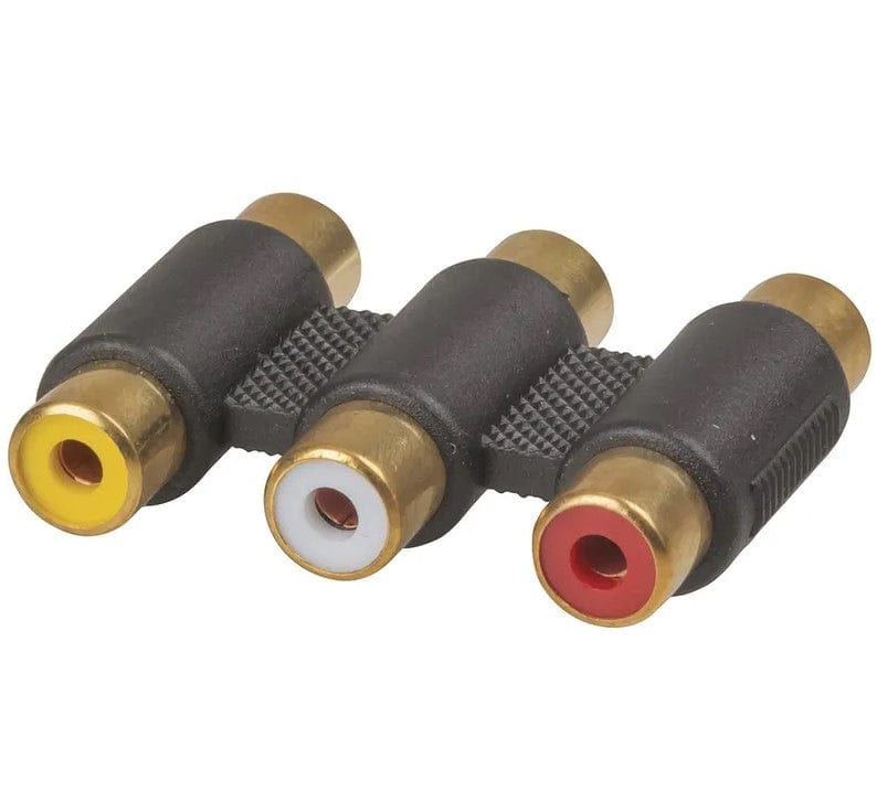 Local Kiwi Deals Gold 3 X RCA Socket to 3 X RCA Socket PA3564