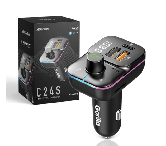 Local Kiwi Deals Gorilla Car Charger with Bluetooth 5.0 & FM Transmitter