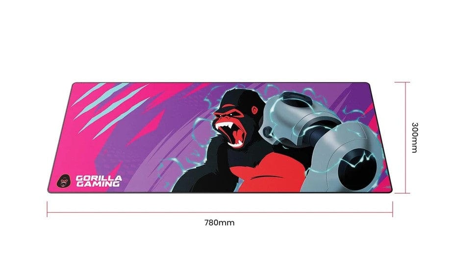 Local Kiwi Deals Gorilla Gaming Extended Mouse Pad - Neon Pink
