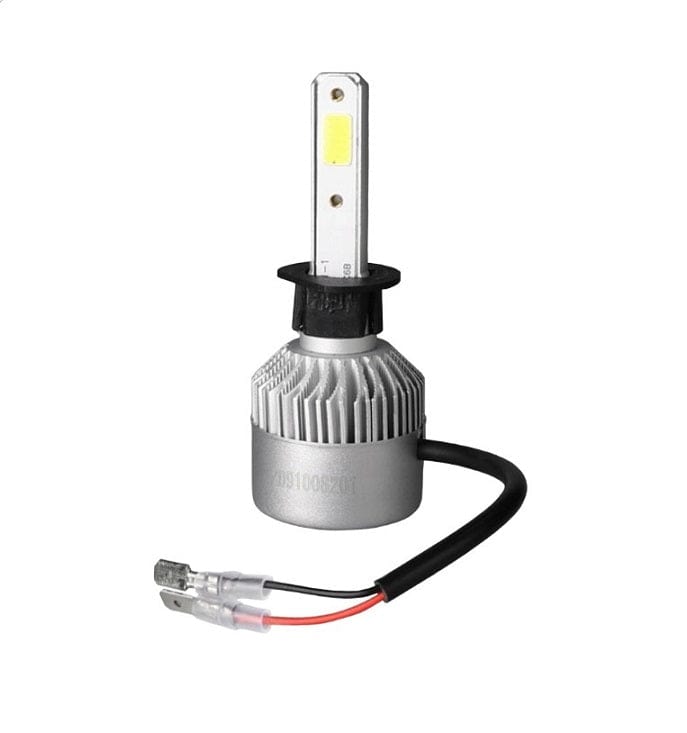 Local Kiwi Deals H1 - S2 DC 9-32V LED Headlight Bulbs Ventilated 6500k 2Pcs