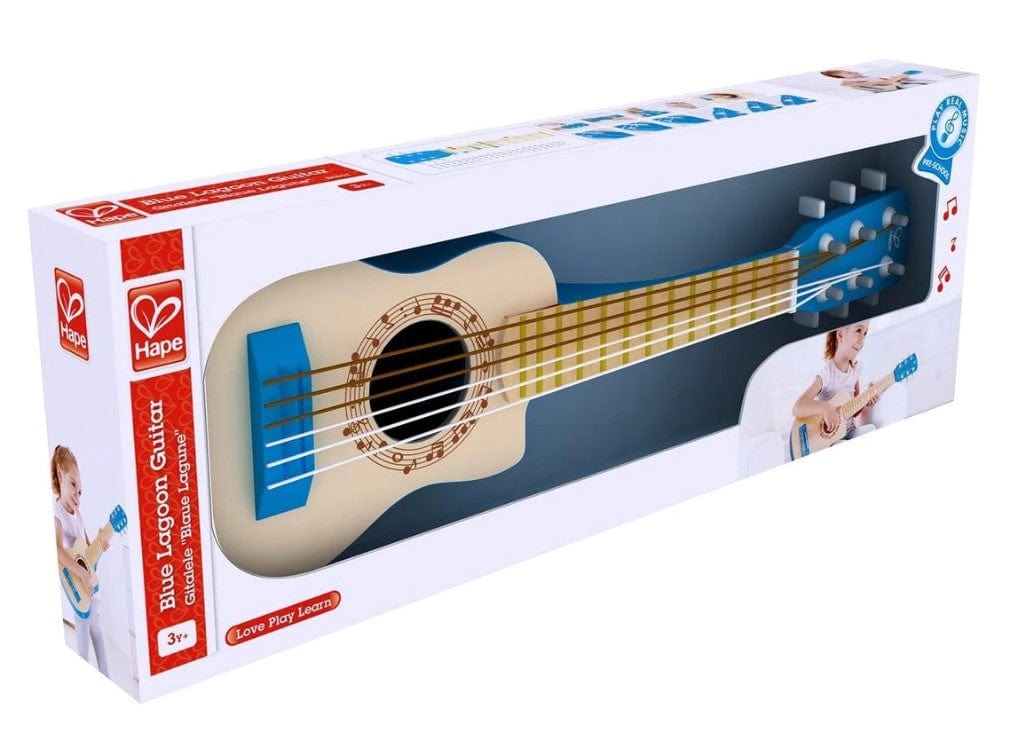 Local Kiwi Deals Hape: Lagoon Guitar - Blue