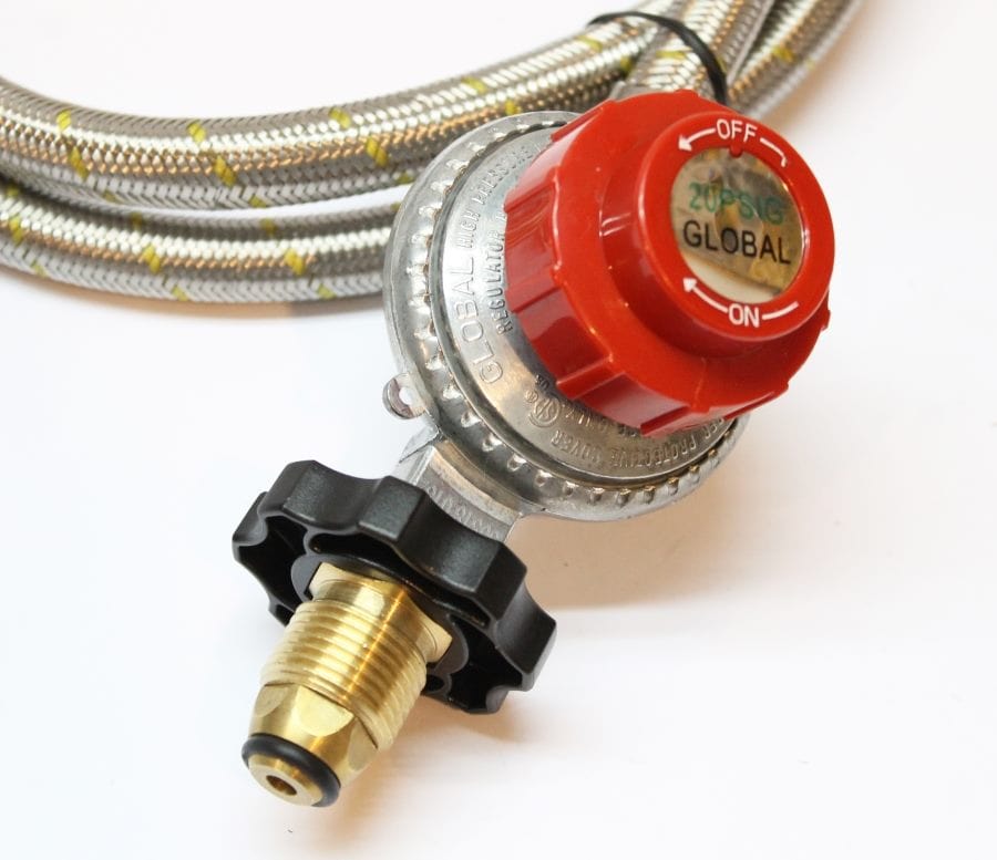 Local Kiwi Deals High Pressure Stainless Steel GAS Adjustable Regulator With Hose 20PSI 138kPa 1.5M
