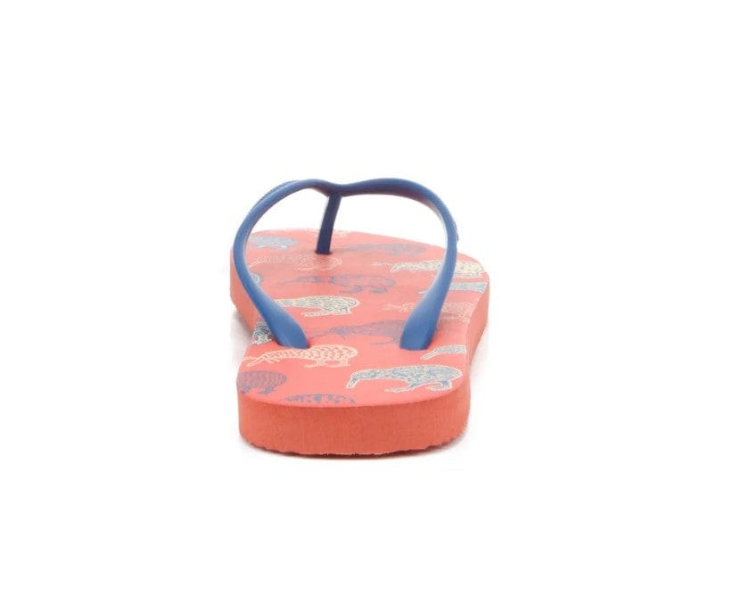Local Kiwi Deals Homeware Kiwi Sketch Jandals (TANGERINE)