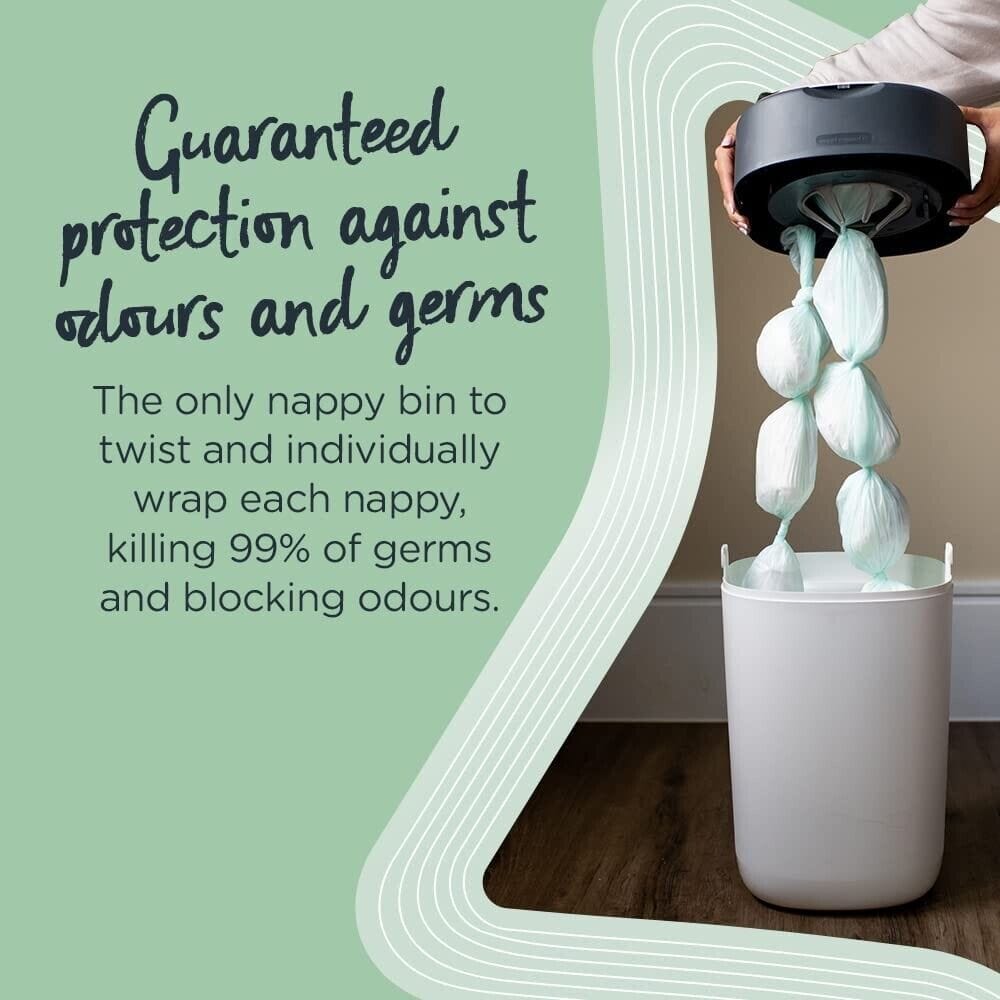 Local Kiwi Deals Kids Tommee Tippee Twist and Click Advanced Nappy Bin