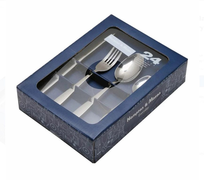 Local Kiwi Deals Kitchen & Dining Hampton & Mason Everyday Sienna Cutlery Set 24pc