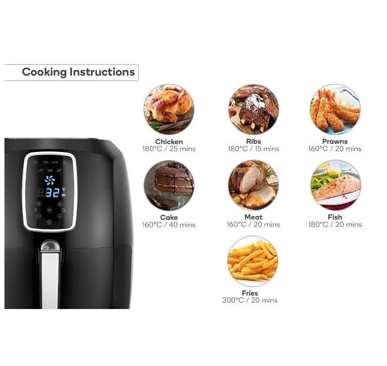 Local Kiwi Deals Kogan: 6.2L Digital Low Fat 1800W Air Fryer