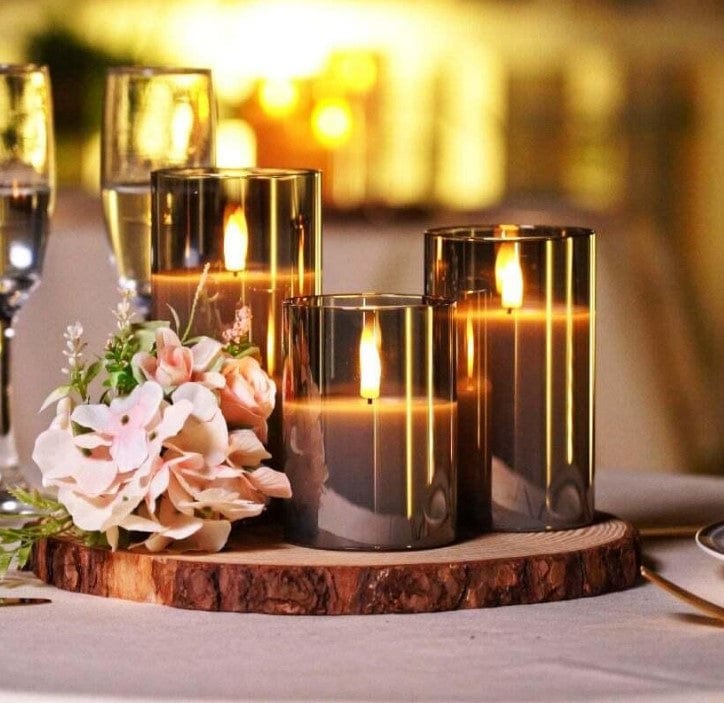 Local Kiwi Deals LED Flameless Candles with Remote Control (3 Pack)