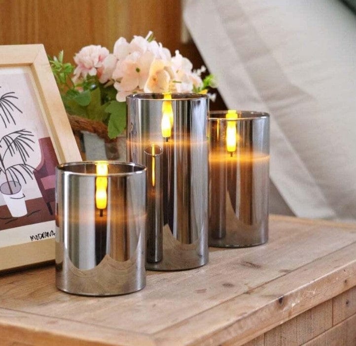 Local Kiwi Deals LED Flameless Candles with Remote Control (3 Pack)