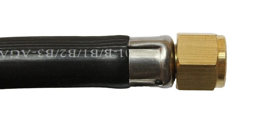 Local Kiwi Deals LPG QCC Gas Regulator with 1.5m Rubber Hose 1/4" Swivel Nut