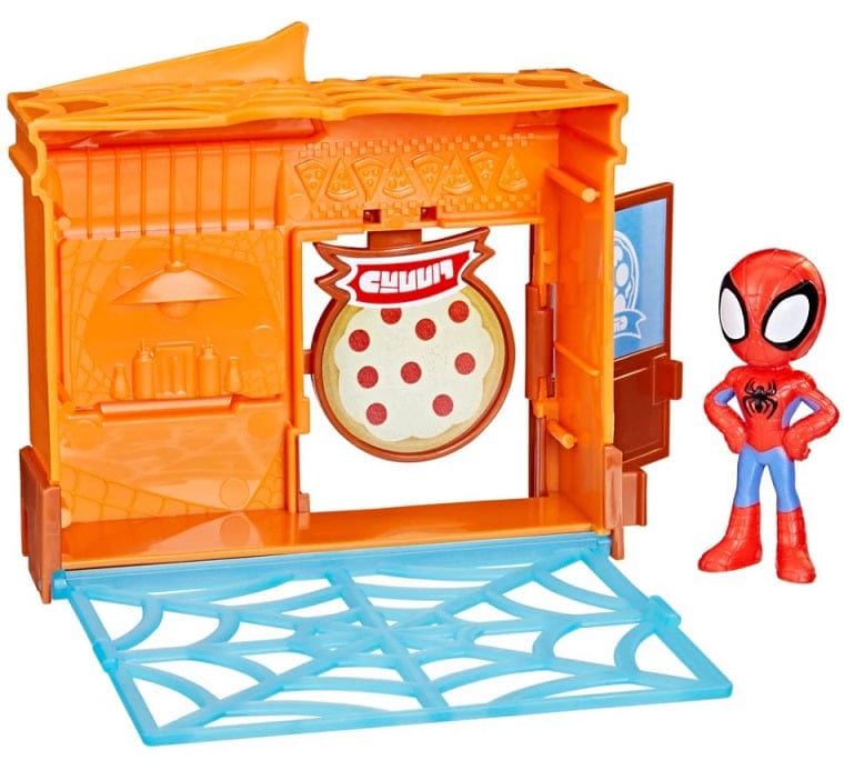Local Kiwi Deals Marvel Spidey And His Amazing Friends City Blocks - Pizza Parlor