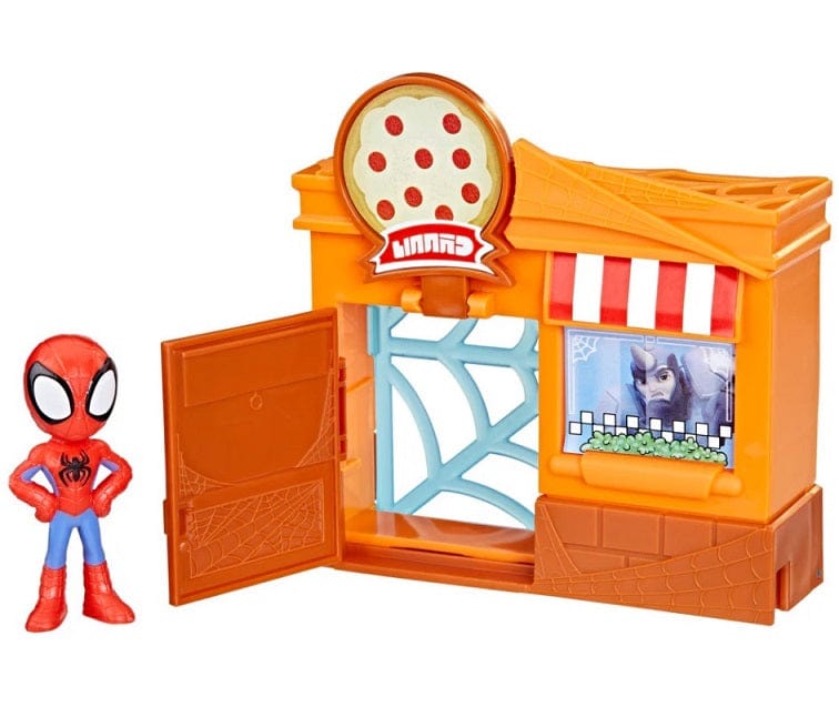 Local Kiwi Deals Marvel Spidey And His Amazing Friends City Blocks - Pizza Parlor
