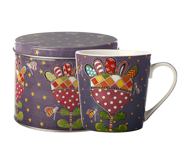 Local Kiwi Deals Maxwell & Williams: Donna's Garden Mug - Terrific Tulip (350ml)