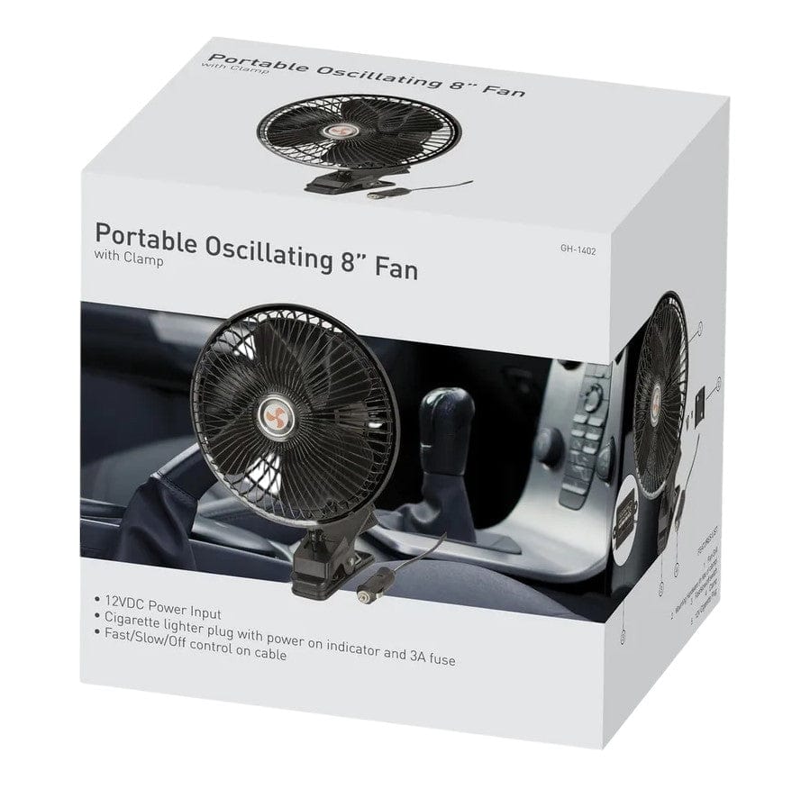 Local Kiwi Deals Oscillating Fan with Clamp 8 Inch