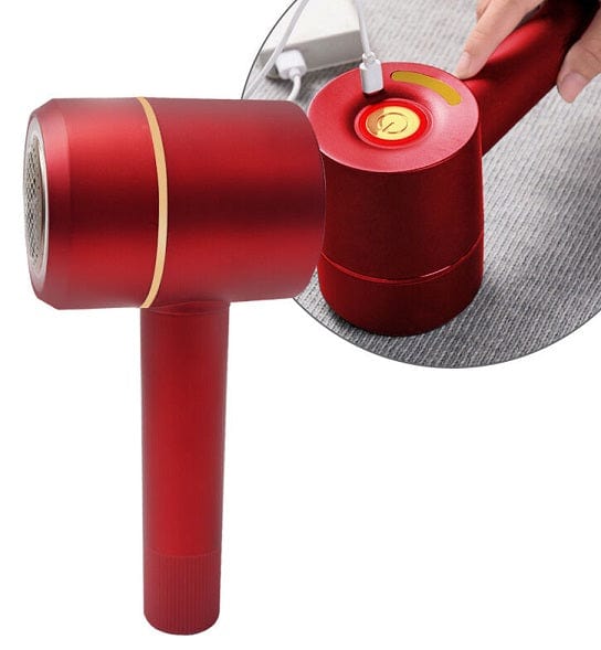 Local Kiwi Deals Portable Lint & Hair Remover with Germicidal Lamp - Red