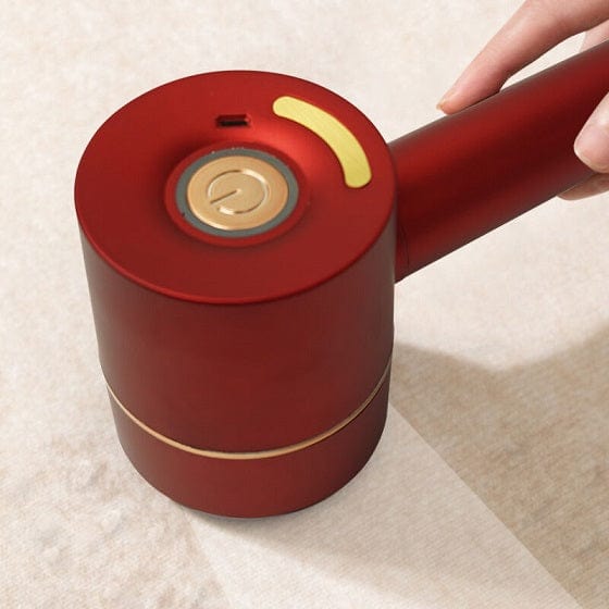 Local Kiwi Deals Portable Lint & Hair Remover with Germicidal Lamp - Red