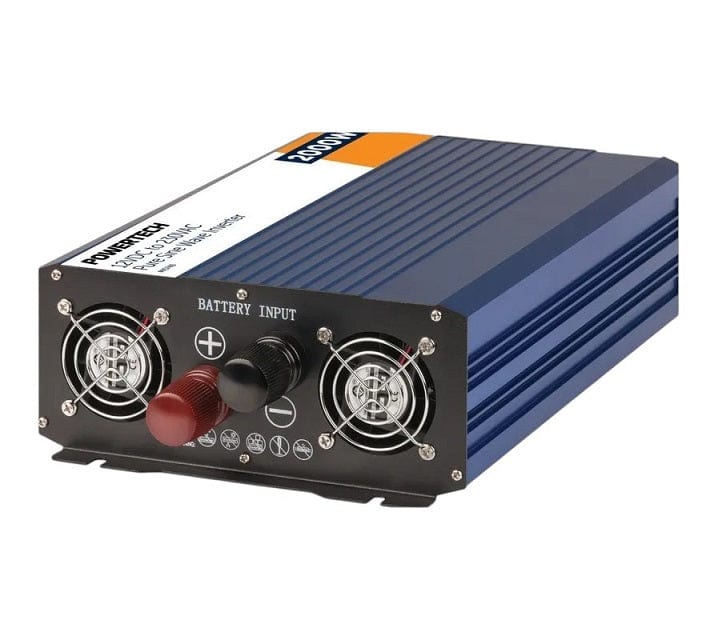 Local Kiwi Deals Powertech 2000W 12VDC to 230VAC Pure Sine Wave Inverter MI5740