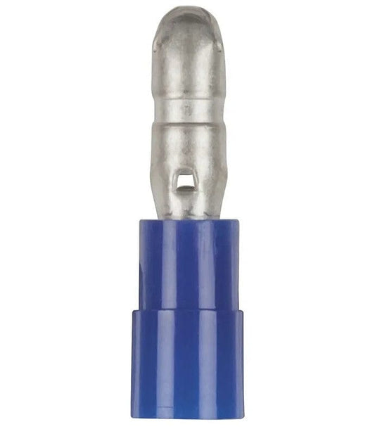 Local Kiwi Deals Powertech 4mm Bullet Male - Blue - Pack of 8 PT4600