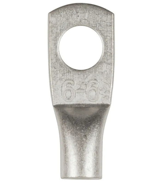 Local Kiwi Deals Powertech 6mm Non-Insulated Eye Terminal 6mm2 12-10AWG Pack of 8 PT4934