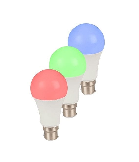 Local Kiwi Deals Powertech Smart Wi-Fi LED B22 Bulb with Colour Change with Bayonet Light Fitting Pack of 3 SL2252